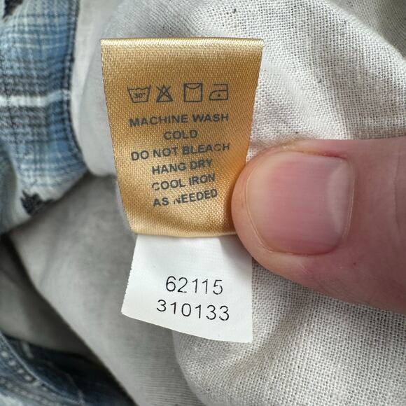 The Territory Ahead Flannel Aztec Print Shacket Jacket Women's Small Blue/Gray - Picture 10 of 13